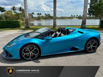 used 2022 lamborghini huracan evo spyder rwd