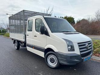 2011 volkswagen crafter caged dropside 7 seat crew cab non tipper diesel