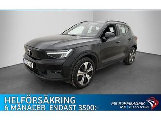 volvo xc40 recharge single motor plus drag värmare