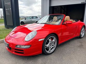 porsche 911 cabriolet (997) 3.8 355ch carrera 4s tiptronic s entretien complet chrono sport cuir étendu electrique chauffant mémoire ja 19 pasm bose psm pcm rad