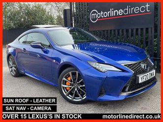2020 lexus rc 300h 2.5 f sport (181bhp)