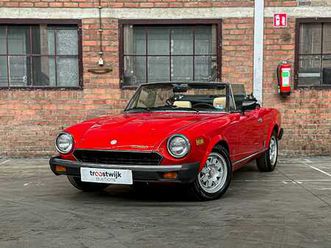 fiat 124 spider turbo 2.0 1982