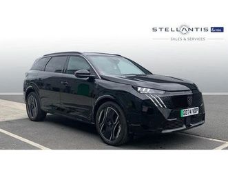 peugeot 5008 suv 73kwh gt suv 5dr electric auto (210 ps)
