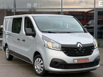 ② renault trafic 1.6dci 92kw tvac 5pl. double cab gps camera c — camionnettes & utilitaires — 2ememain