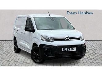 2023 citroen berlingo 1.5 bluehdi 950kg driver edition 130ps eat8 [s/s] panel van diesel automatic