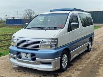 1998 nissan elgrand auto high roof camper van petrol drives perfect 5m mot