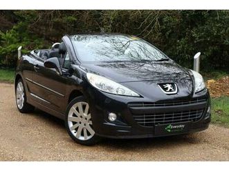 2010 peugeot 207 1.6 vti allure 2dr **ulez compliant** convertible petrol manual