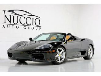 2001 ferrari 360 spider convertible