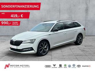 skoda superb combi 2.0 tdi dsg sportline beam+navi+acc