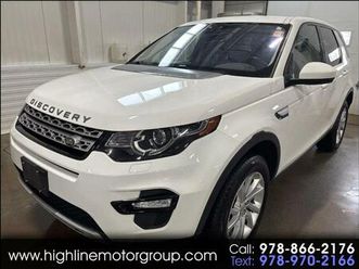 used 2017 land rover discovery sport hse