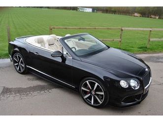bentley continental 4.0 v8 gtc s convertible 2dr petrol auto 4wd euro 6 (528 ps)