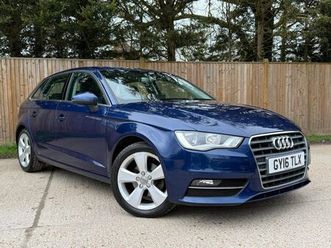 2016 audi a3 1.4 tfsi (125ps) nav sportback 5d 1390cc