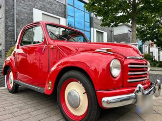 fiat topolino c bj. 1953 – ferrarirot – wertgutachten note 1