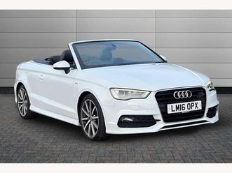 audi a3 1.4 tfsi 150 s line 2dr s tronic [nav] convertible 2016, 82278 miles, £10495 - 33245637 - exchangeandmart.co.uk