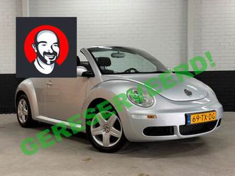 volkswagen new beetle cabriolet - 1.6 highline, 1e eigenaar sublieme staat voll. dealer/gar. ond