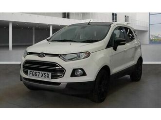 ford ecosport 1.0t ecoboost titanium s suv 5dr petrol manual 2wd euro 6 (start/stop) (140 ps)