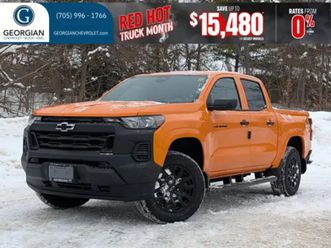 2026 chevrolet colorado 4wd work truck- advanced trailering pkg