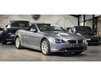 bmw série 6 645ci cabriolet- bva e64 / historique complet / tres bel etat