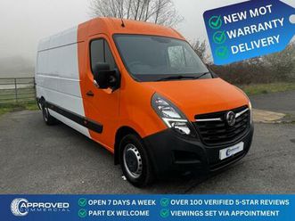 2021 vauxhall movano (71) 2.3 cdti 135 bhp lwb lm35 euro 6 ulez new mot delivery service panel v...