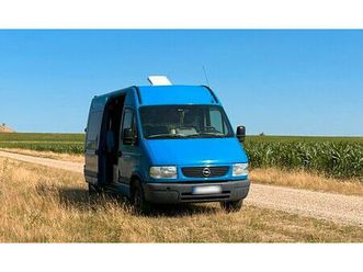 opel opel movano 2.5 turbo-d, ausgebauter kastenwagen