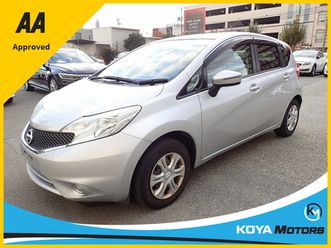 2015 nissan note 1.2 x petrol cvt automatic // brilliant silver metallic // lane assist // privacy pack // two tone interior // reversing camera // aa dealer ap