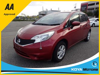 2015 nissan note 1.2 x petrol cvt automatic // force red metallic // lane assist // privacy pack // two tone interior // reversing camera // aa dealer approved 