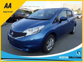 2015 nissan note 1.2 xv petrol cvt automatic // lapis blue metallic // lane assist // privacy pack // two tone interior // reversing camera // aa dealer approve