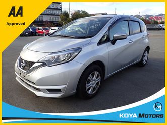 2018 nissan note 1.2 x petrol cvt automatic // brilliant silver metallic // lane assist // privacy pack // two tone interior // reversing camera // aa dealer ap