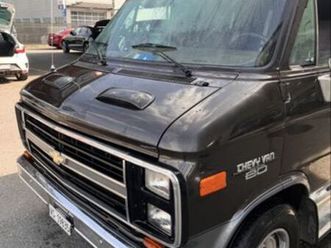 chevrolet chevy van g20 5.7l v8, camper van, super zustand!