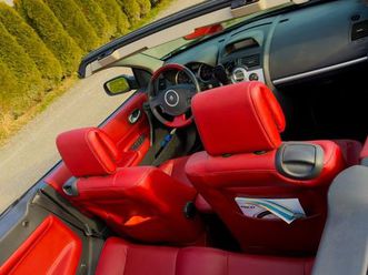 renault megane cabrio leder rot 73.760 km tüv 03/2028