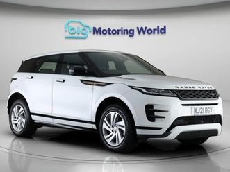 land rover range rover evoque 1.5 p300e 12.2kwh r-dynamic s suv 5dr petrol plug-in hybrid auto 4wd euro 6 (s/s) (309 ps) adaptive suv 2021, 26475 miles, £20900 