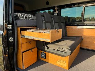 vw crafter 5 sitz- und schlafplätze allrad 177 ps großer vw bus
