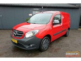 ② mercedes-benz citan citan - rood - schuifdeur - weinig km - — camionnettes & utilitaires — 2ememain