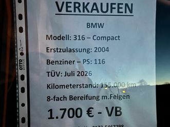auto bmw model 316-compact
