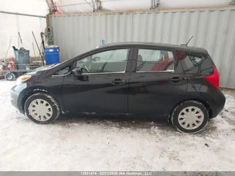 2016 nissan verssa note sv hatchback only 91099 kms