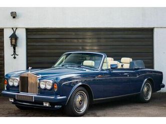 1990 rolls-royce corniche iii dhc