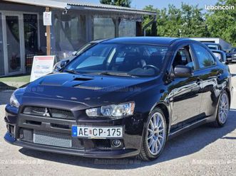 mitsubishi lancer evo x gsr 2.0 295ch - carnet entretien - recaro - sono - xénon - 135 000km