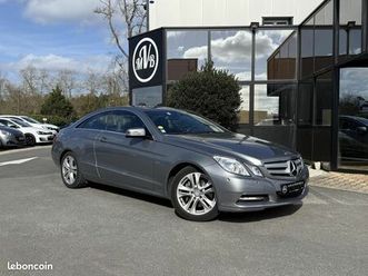 mercedes classe e coupé e 350 cdi blueefficiency - bva 7g-tronic plus coupe - designo -