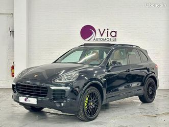 porsche cayenne 3.0 v6 333 s e-hybrid platinium edition / toit ouvrant / cuir / pack chrono