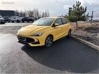 mg3 hybrid+ 2025 – 6 700 km – jaune pastel – comme neuve – garantie