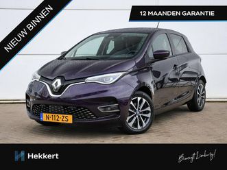 renault zoe intens r135 52 kwh 136pk automaat (ex accu) warmtepomp | pdc + cam. | dode hoek | cruise.c | navi