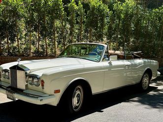 1988 rolls-royce corniche convertible