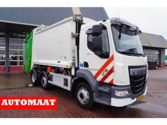 daf lf 220 fag, terberg vuilniswagen achterlader euro6