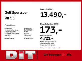 volkswagen golf sportsvan vii 1.5 tsi act highline sitzhzg