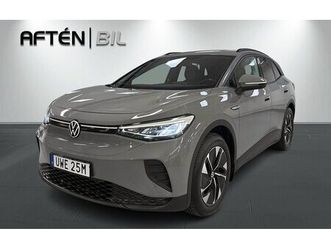 volkswagen id.4 pro 77kwh dragkrok p-sensorer nybesiktigad