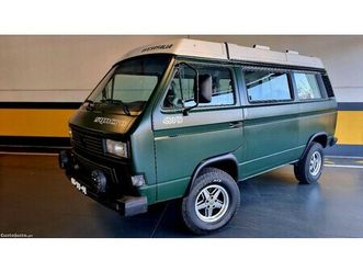 vw transporter t3 syncro westfalia 4x4 novembro/89