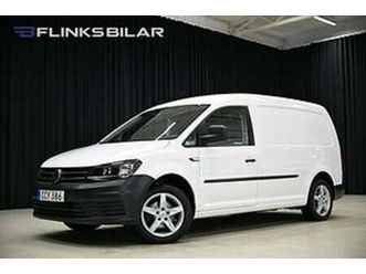 volkswagen caddy maxi 102hk drag|värmare|v-inredd|dubbelgolv|lågmil|leasbar