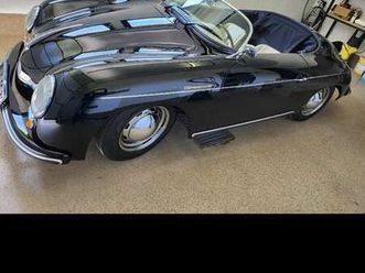 porsche vintage speedster 356 cabrio in schwarz /