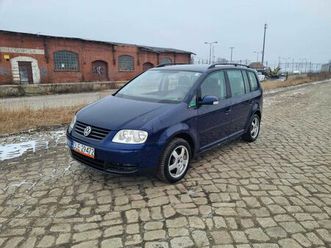 vw touran 1.6 mpi + gaz 25zł za przejechanie 100 kilometrów chojnów • olx.pl