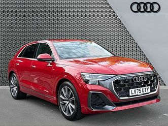 audi q8 suv s line tfsi quattro tiptronic